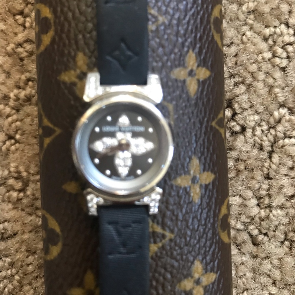 Louis Vuitton Tambour Diamond watch with LV CASE - Picture 6 of 9